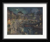 The Harbor of Marseille, 1929 Fine Art Print