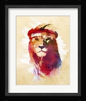 Gym Lion Fine Art Print