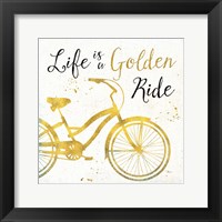Golden Ride I Framed Print