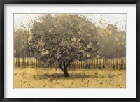 Golden Trees I Taupe Fine Art Print