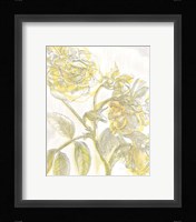 Belle Fleur Yellow I Crop Fine Art Print