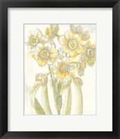 Belle Fleur Yellow IV Crop Fine Art Print