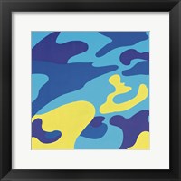 Camouflage, 1987 (blue, yellow) Fine Art Print