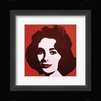 Liz, 1963 (red) Framed Print