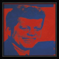 Flash-November 22, 1963, 1968 (red & blue) Fine Art Print
