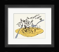 Spaghetti is So Slippery, c. 1958 Fine Art Print