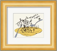 Spaghetti is So Slippery, c. 1958 Fine Art Print