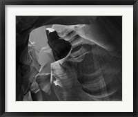 Upper Antelope Canyon (Black & White) Fine Art Print