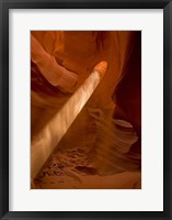 Sunbeam Penetrates Dusty Air of Lower Antelope Canyon, Arizona Fine Art Print
