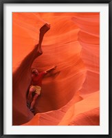 Smooth Sandstone Travel, Lower Antelope Canyon, Arizona Fine Art Print