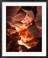 Red Sandstone Walls, Lower Antelope Canyon (Color) Fine Art Print