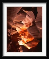 Red Sandstone Walls, Lower Antelope Canyon (Color) Fine Art Print