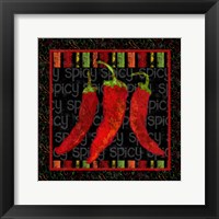 Spicy Peppers II Framed Print