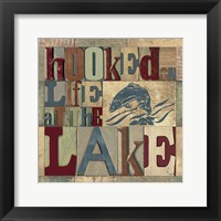 Lake Living Printer Blocks I Framed Print