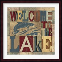 Lake Living Printer Blocks IV Fine Art Print
