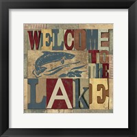 Lake Living Printer Blocks IV Fine Art Print