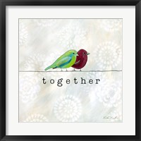 Birds of a Feather Square I Fine Art Print