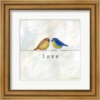 Birds of a Feather Square II Fine Art Print