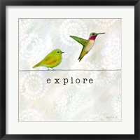 Birds of a Feather Square III Fine Art Print