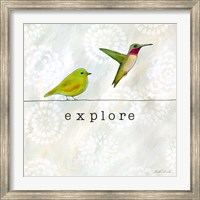 Birds of a Feather Square III Fine Art Print