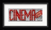 Movie Marquee Panel I (Cinema) Fine Art Print