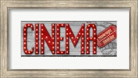 Movie Marquee Panel I (Cinema) Fine Art Print