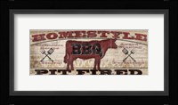 Homestyle BBQ I (Cow) Framed Print