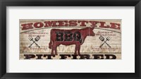 Homestyle BBQ I (Cow) Framed Print