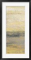 Siena Abstract Yellow Gray Panel II Fine Art Print