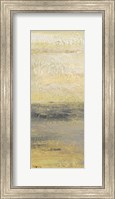 Siena Abstract Yellow Gray Panel II Fine Art Print
