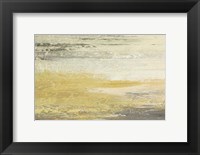 Siena Abstract Yellow Gray Landscape Fine Art Print