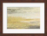 Siena Abstract Yellow Gray Landscape Fine Art Print