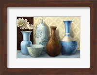 Soft Blue Vase Fine Art Print