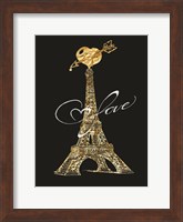 Parisian Golden Love Fine Art Print