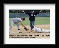 Progress Always Involves Risk Fine Art Print