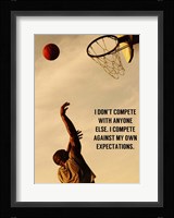 Compete With What You're Capable Of Fine Art Print