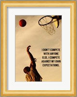 Compete With What You're Capable Of Fine Art Print