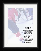 Great Hockey Player Fine Art Print