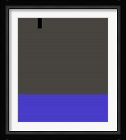 Abstract White Stripes Framed Print