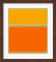 Abstract Orange & Yellow Fine Art Print