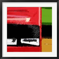 Red And Green Square Fine Art Print