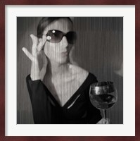 Loren With Wine Fine Art Print