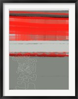 Abstract Red 1 Framed Print