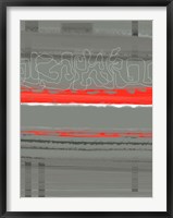 Abstract Red 3 Framed Print