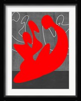 Red People Framed Print