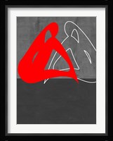 Red Woman Framed Print