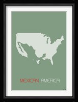 Mexican America Framed Print