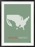Mexican America Framed Print