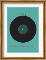 Music Is An Outburst Of The Soul Fine Art Print