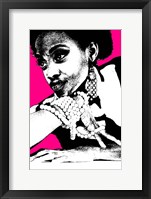 Aisha Pink Framed Print